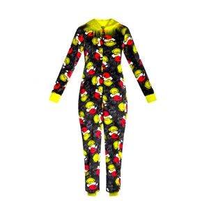 NWT Grinch Super Minky Union Suit w/pockets